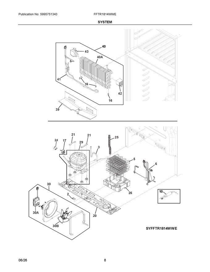 Diagram for FFTR1814WWE
