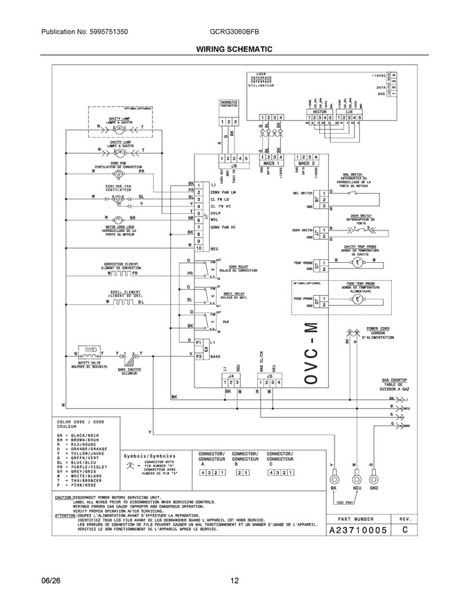 Diagram for GCRG3060BFB