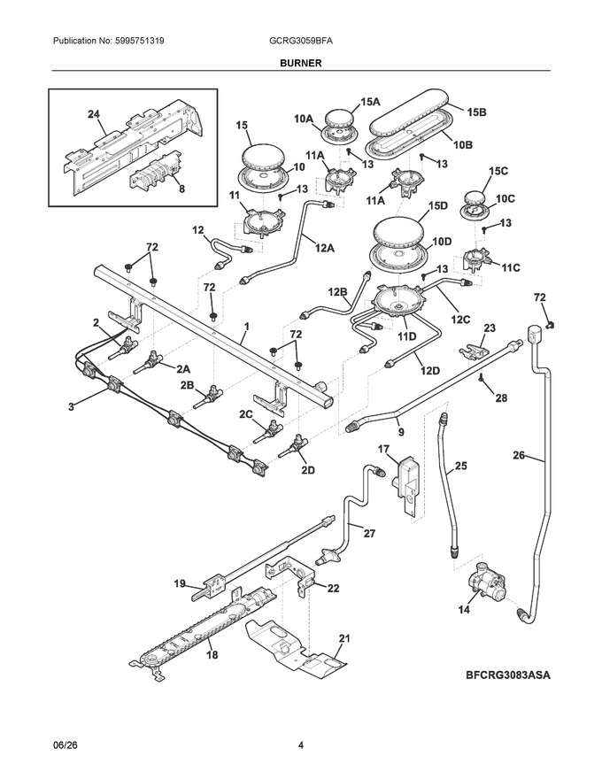 Diagram for GCRG3059BFA