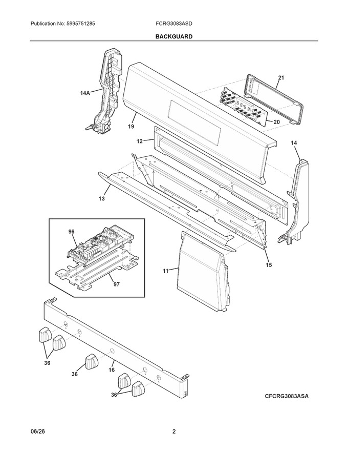 Diagram for FCRG3083ASD