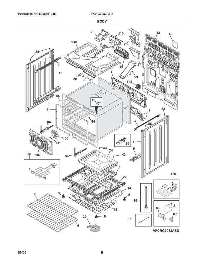 Diagram for FCRG3083ASD