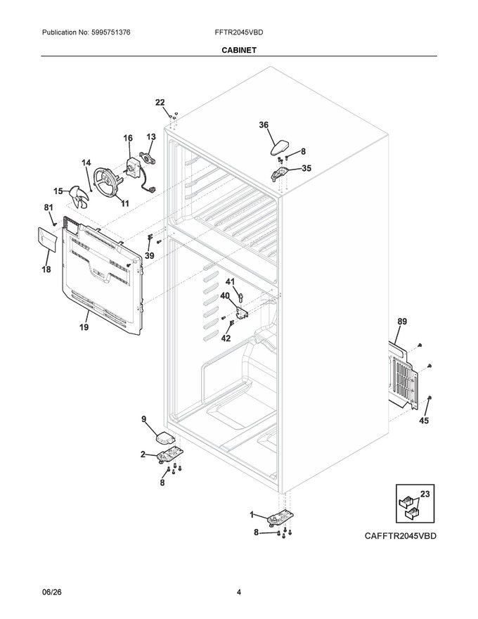 Diagram for FFTR2045VBD
