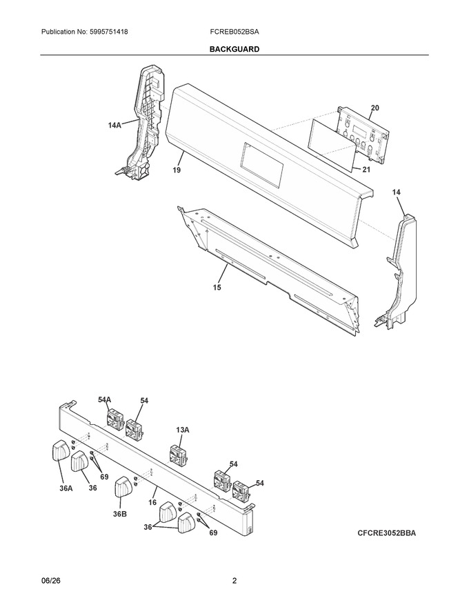 Diagram for FCREB052BSA