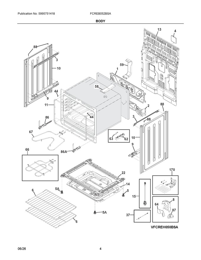 Diagram for FCREB052BSA