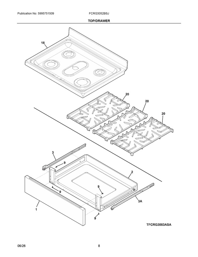 Diagram for FCRG3052BSJ