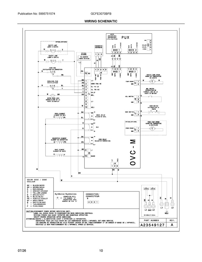 Diagram for GCFE3070BFB