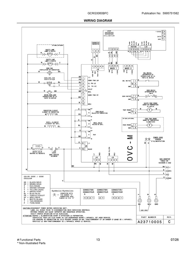 Diagram for GCRG3060BFC
