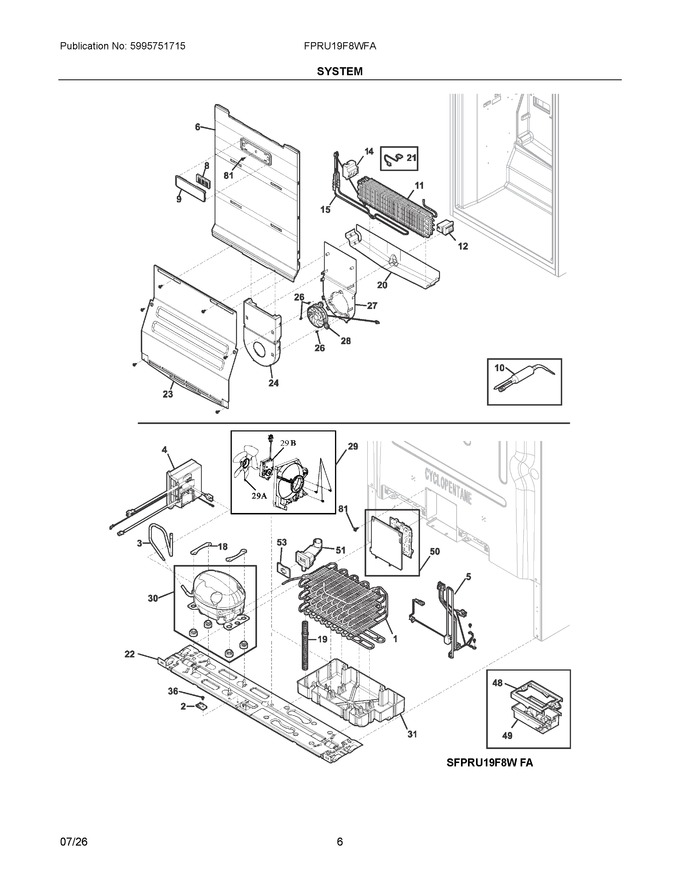 Diagram for FPRU19F8WFA