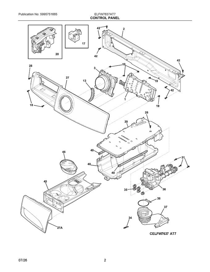 Diagram for ELFW7637AT7