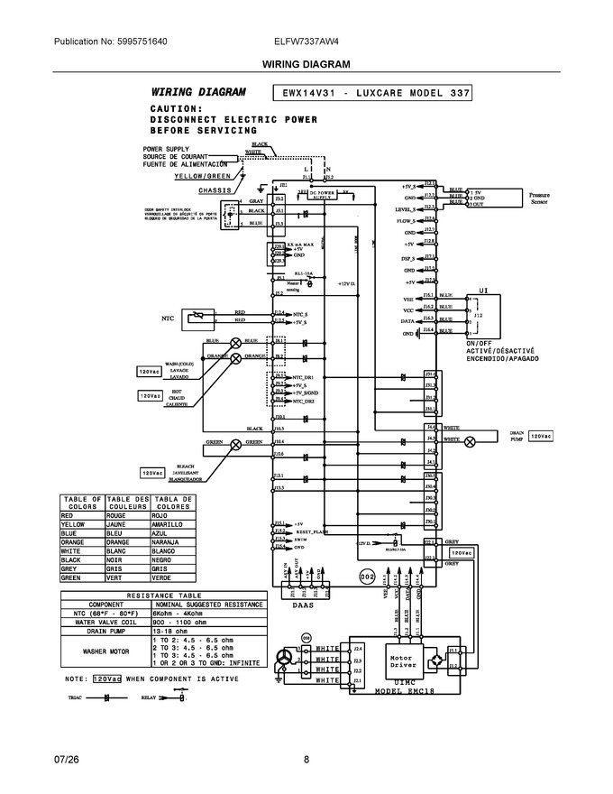 Diagram for ELFW7337AW4