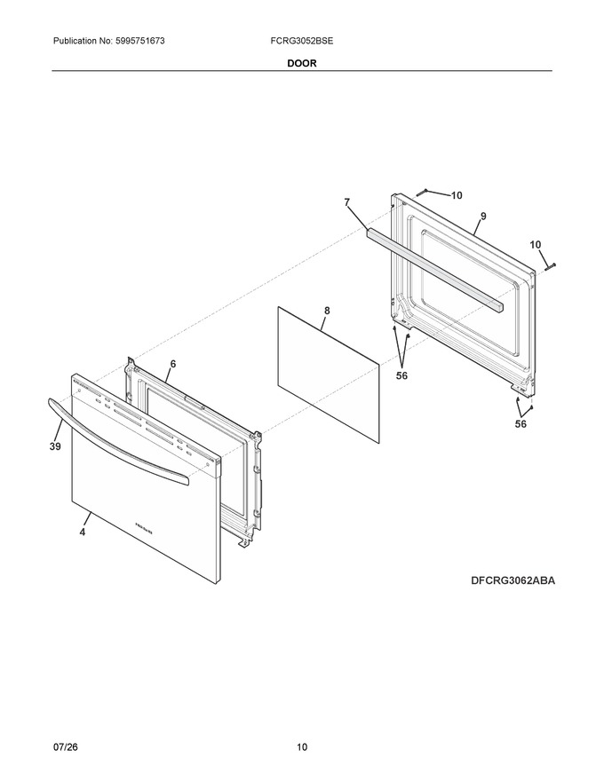 Diagram for FCRG3052BSE