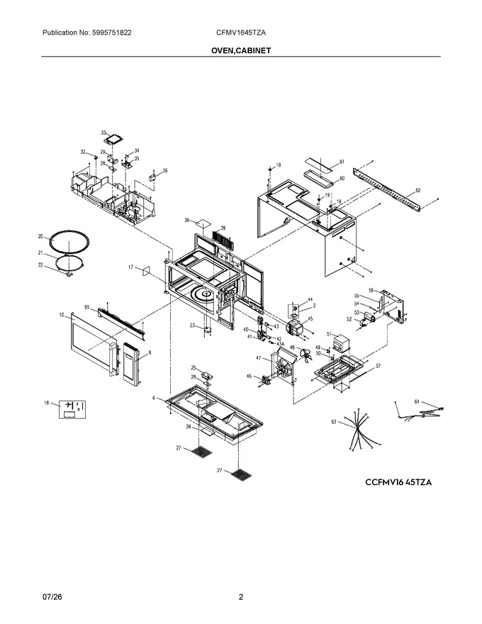 Diagram for CFMV1645TZA
