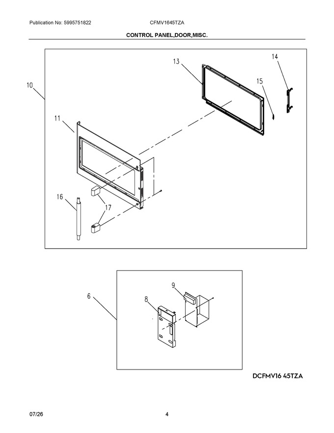 Diagram for CFMV1645TZA