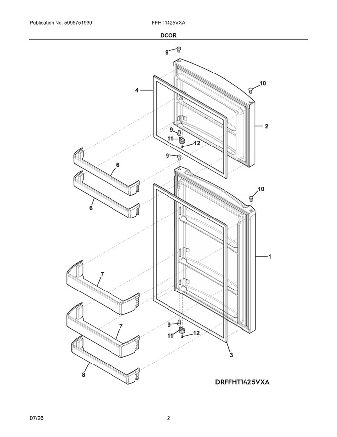 Diagram for FFHT1425VXA