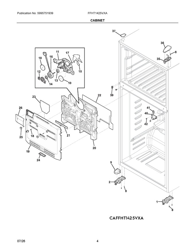 Diagram for FFHT1425VXA