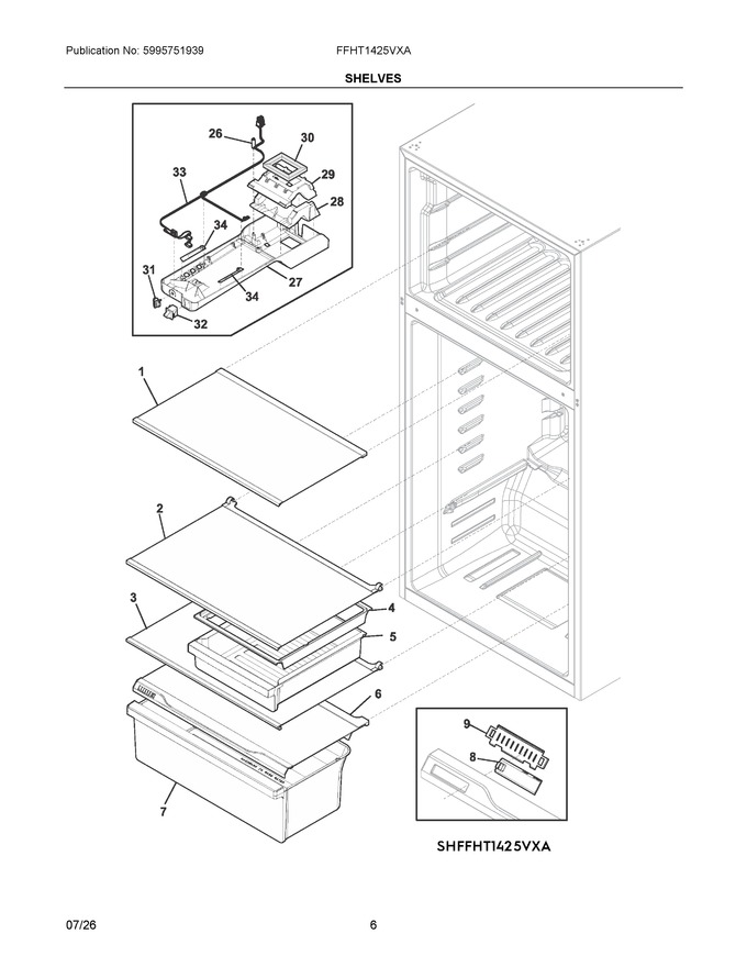 Diagram for FFHT1425VXA