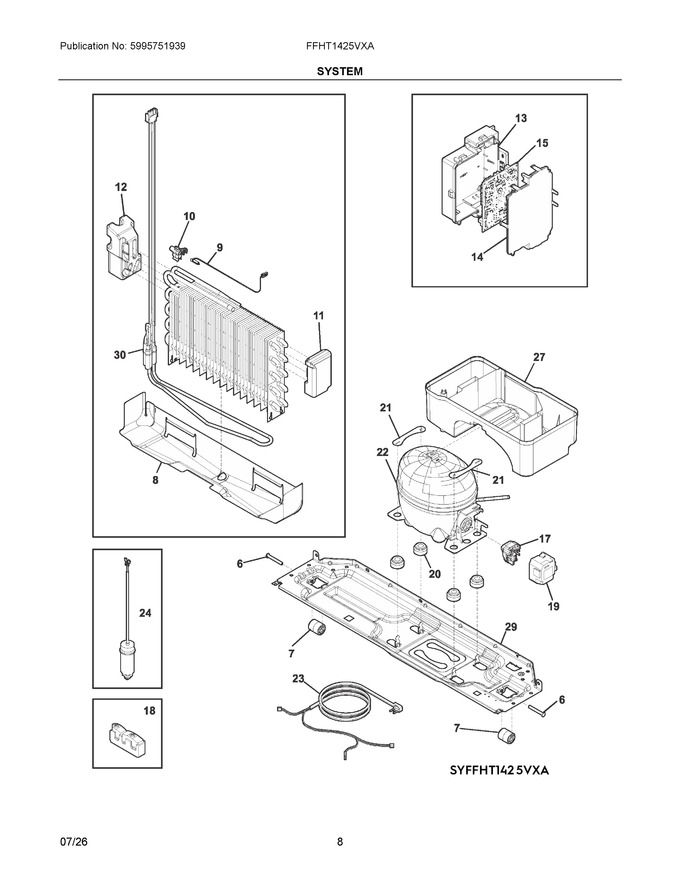 Diagram for FFHT1425VXA