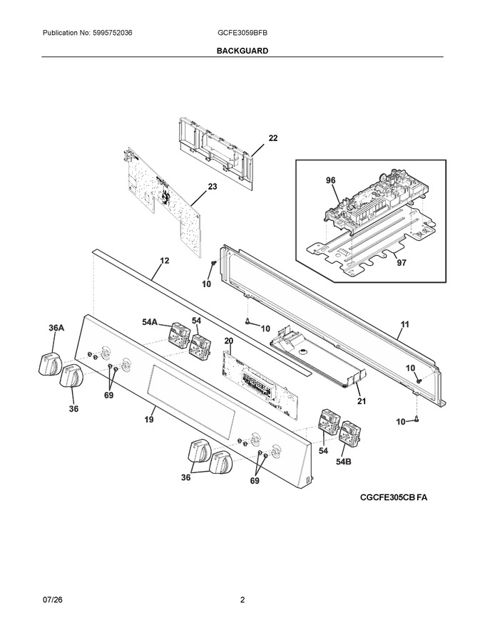 Diagram for GCFE3059BFB