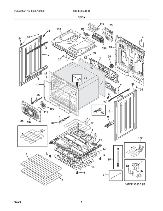 Diagram for GCFE3059BFB
