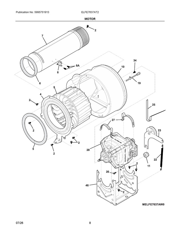 Diagram for ELFE7637AT2