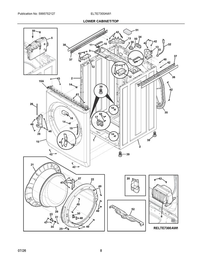 Diagram for ELTE7300AW1