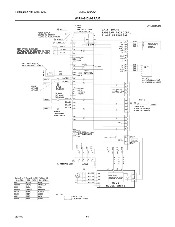 Diagram for ELTE7300AW1
