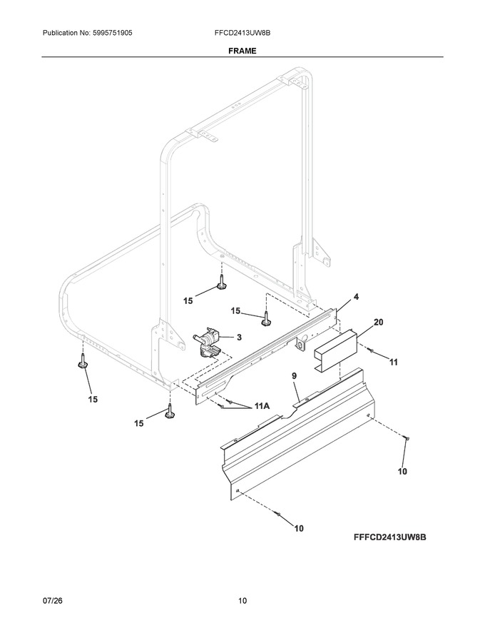 Diagram for FFCD2413UW8B