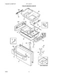 Diagram for 02 - Freezer Drawer, Baskets