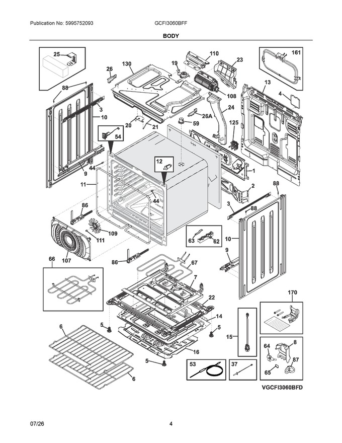 Diagram for GCFI3060BFF