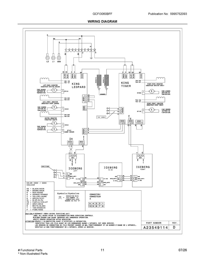 Diagram for GCFI3060BFF