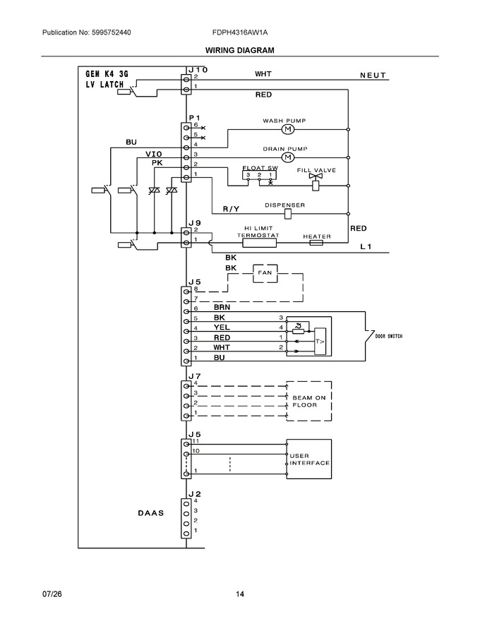 Diagram for FDPH4316AW1A