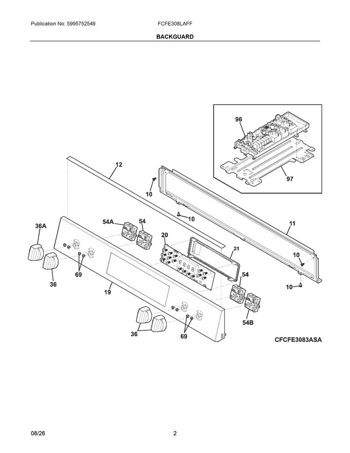 Diagram for FCFE308LAFF