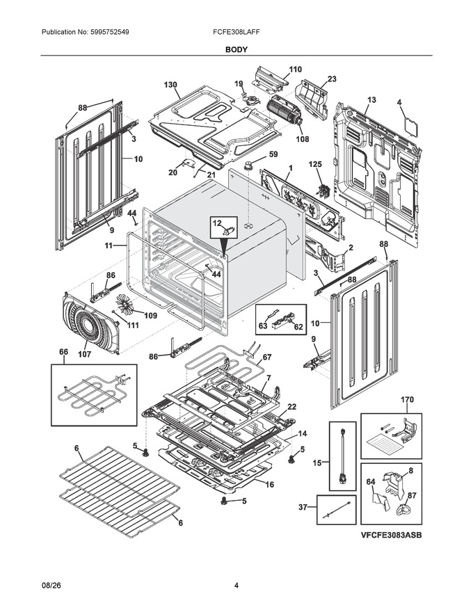 Diagram for FCFE308LAFF