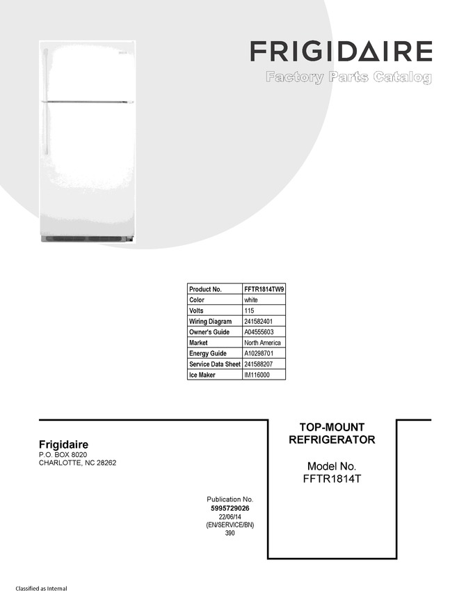 Diagram for FFTR1814TW9