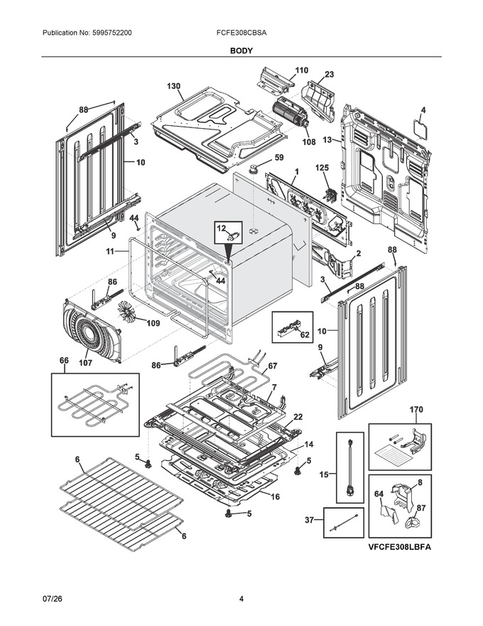Diagram for FCFE308CBSA