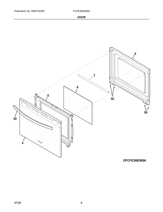 Diagram for FCFE308CBSA
