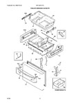 Diagram for 02 - Freezer Drawer, Baskets