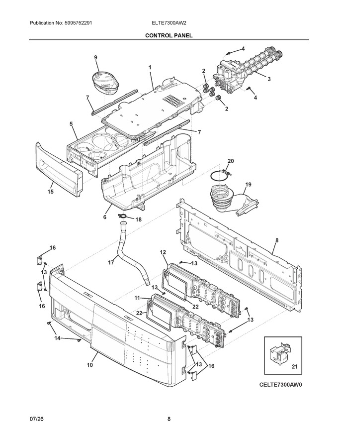 Diagram for ELTE7300AW2