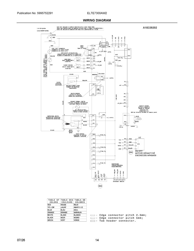 Diagram for ELTE7300AW2
