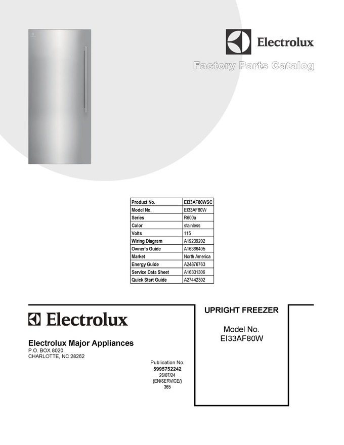 Diagram for EI33AF80WSC
