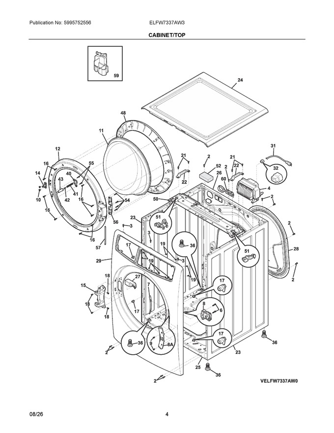 Diagram for ELFW7337AW3