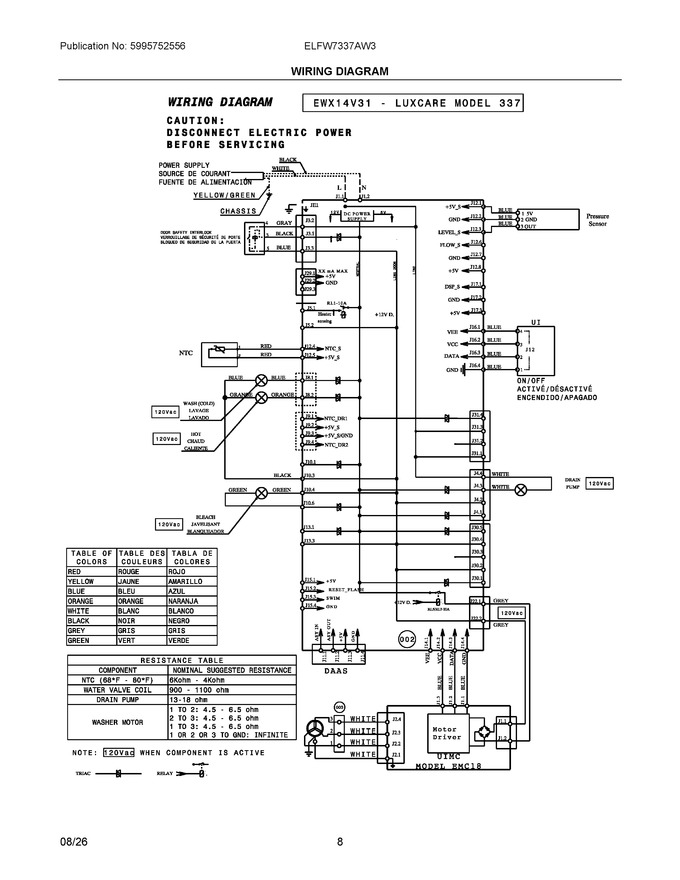 Diagram for ELFW7337AW3