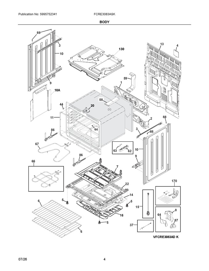 Diagram for FCRE3083ASK