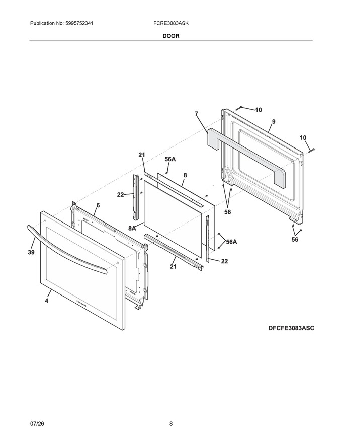 Diagram for FCRE3083ASK