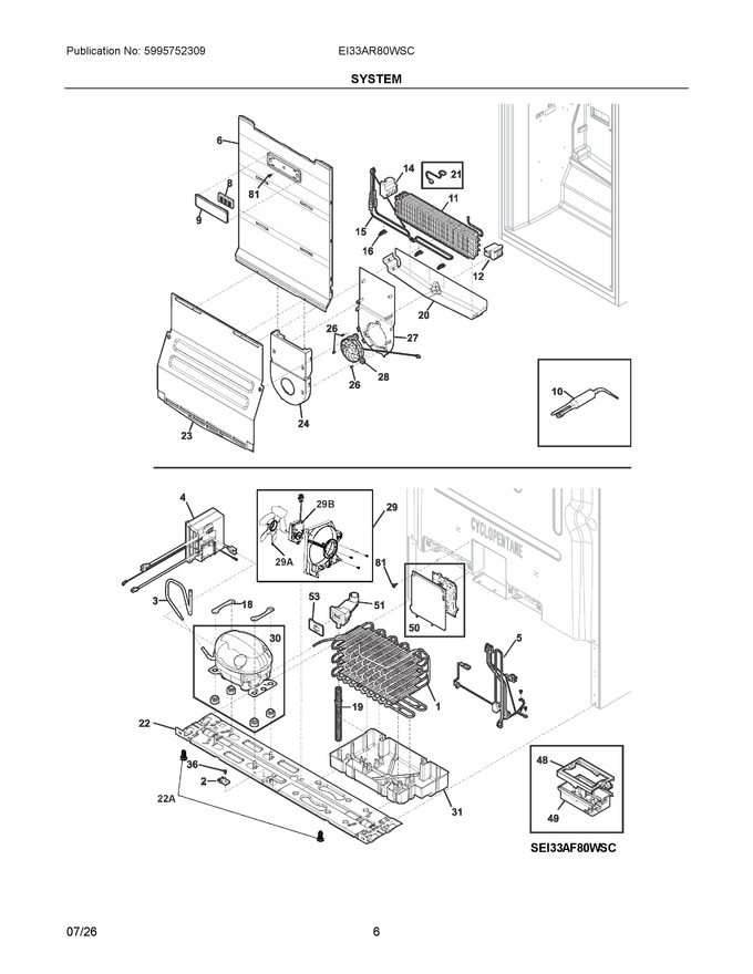 Diagram for EI33AR80WSC