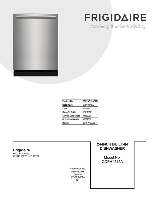 Diagram for GDPH4515AD2B