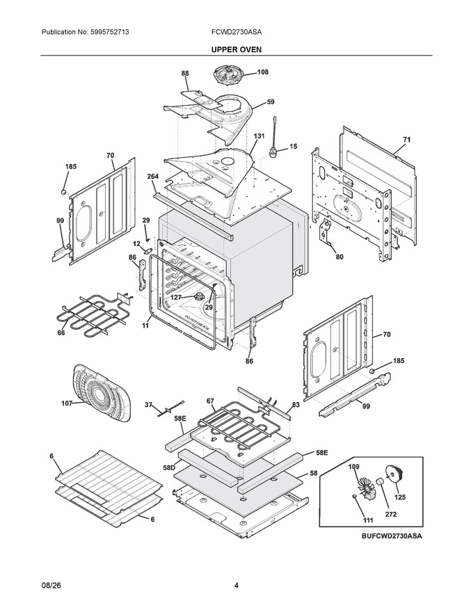 Diagram for FCWD2730ASA