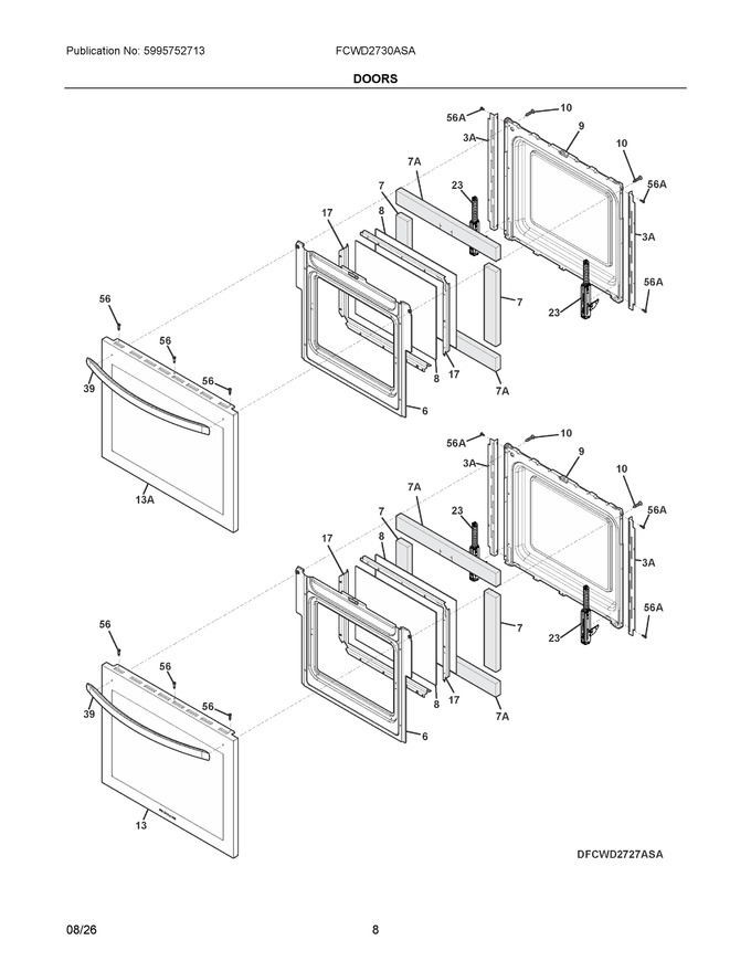 Diagram for FCWD2730ASA
