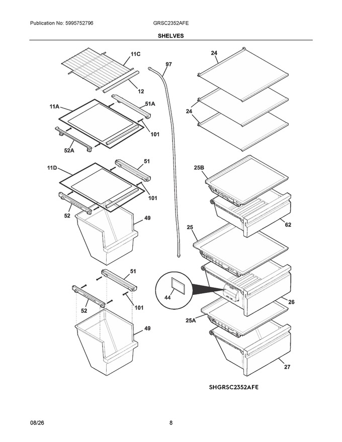 Diagram for GRSC2352AFE
