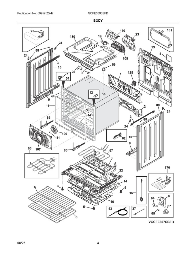 Diagram for GCFE3060BFD